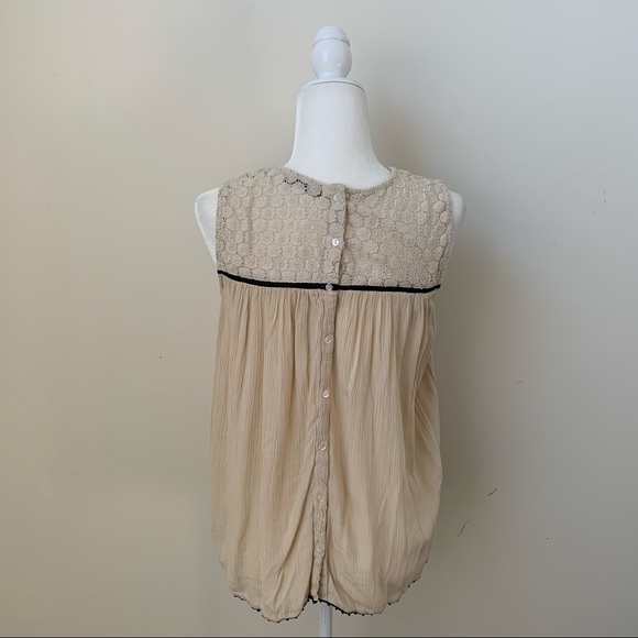 🚫 SOLD 🚫 Zara Embellished Embroidered Tank Top - Picture 4 of 7